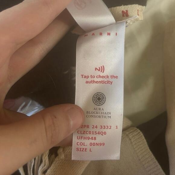 Marni Black Wool & Mohair Ears Beanie NWOT Size Large - Picture 7 of 8